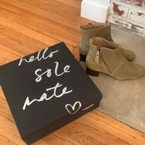 🛵 NWT Banana Republic Women 💯 real suede boots 👢size 8.5 - Picture 12 of 15